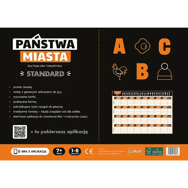 Gra towarzyska, Państwa - miasta, Standard