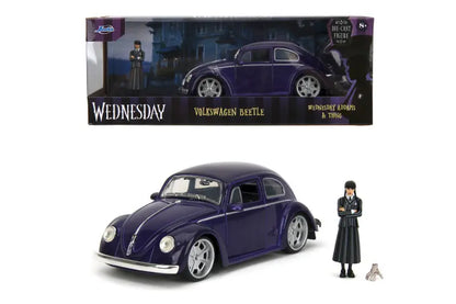 Wednesday - Metalowy pojazd Volkswagen 1:24 + figurka