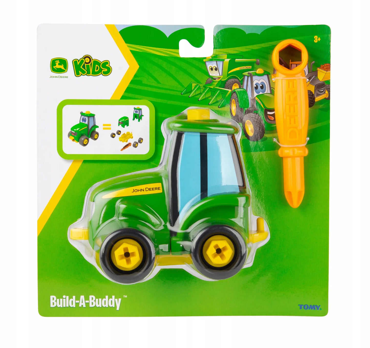 John deere zbuduj mini traktorek johnny