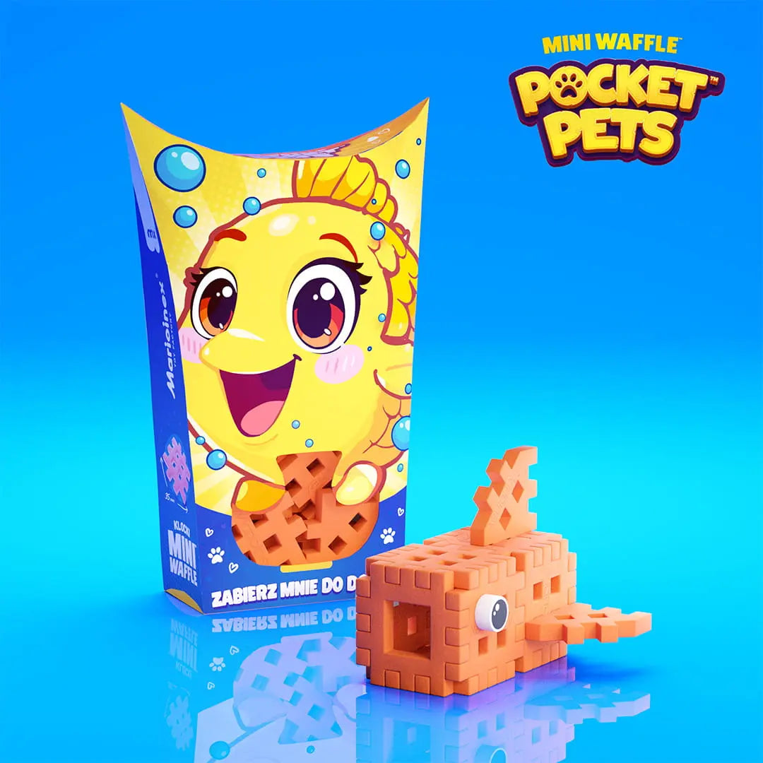 Klocki wafle mini pocket pets ryba