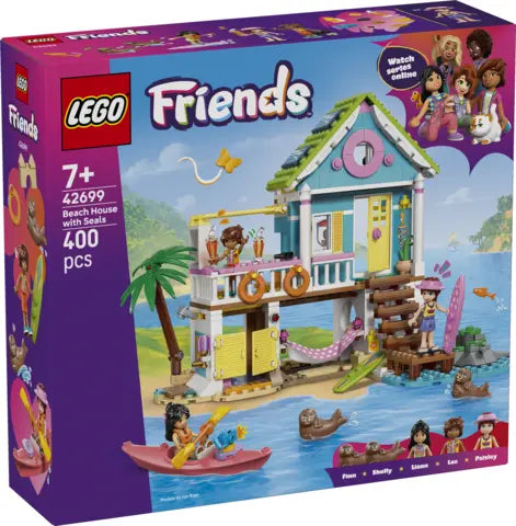 Lego Friends - Domek na plaży z fokami