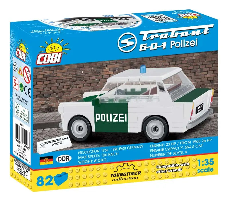 COBI CARS Trabant 601 policja 81 kl 24541