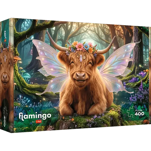 Puzzle 400 el. Flamingo by Trefl, Leśna opiekunka snów
