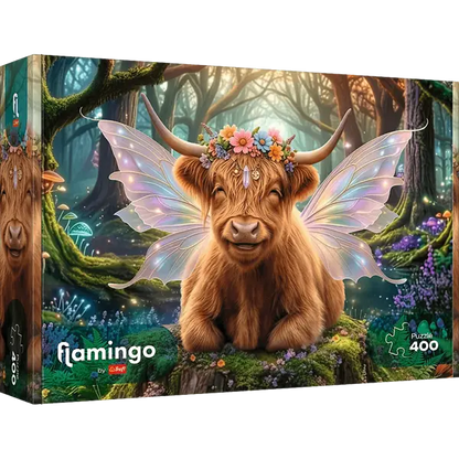 Puzzle 400 el. Flamingo by Trefl, Leśna opiekunka snów