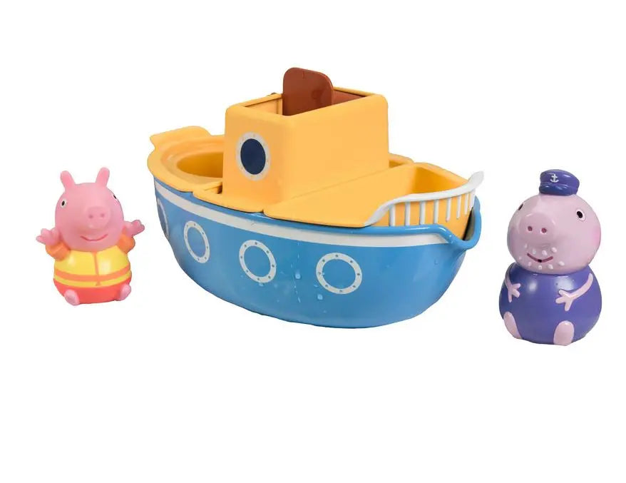 Toomies świnka peppa zabawa na łodzi