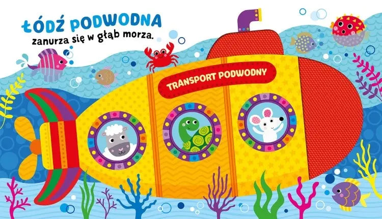 Książka sensoryczna i dźwiękowa - Pojazdy