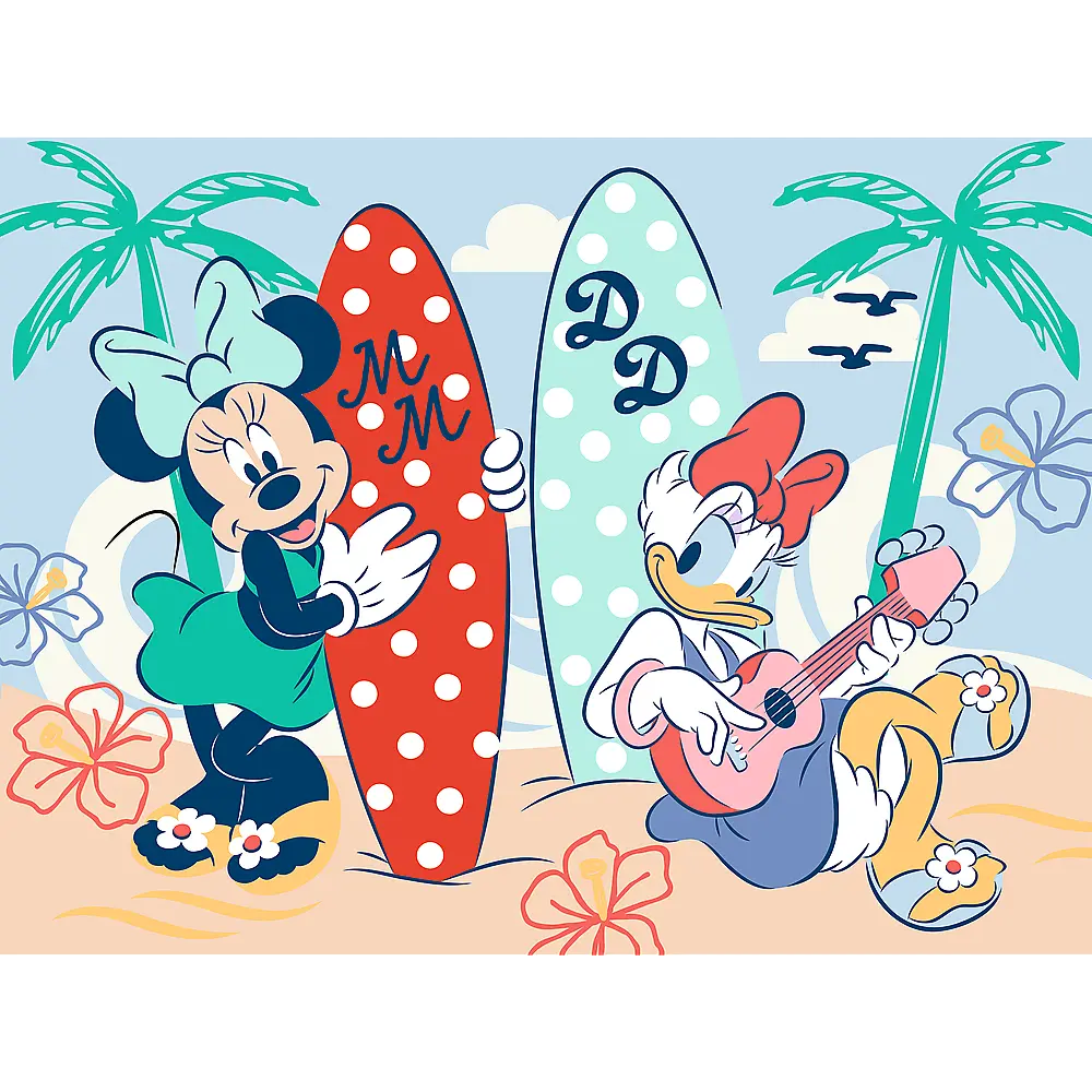Puzzle 30 elementów kolorowa minnie