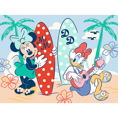 Puzzle 30 elementów kolorowa minnie