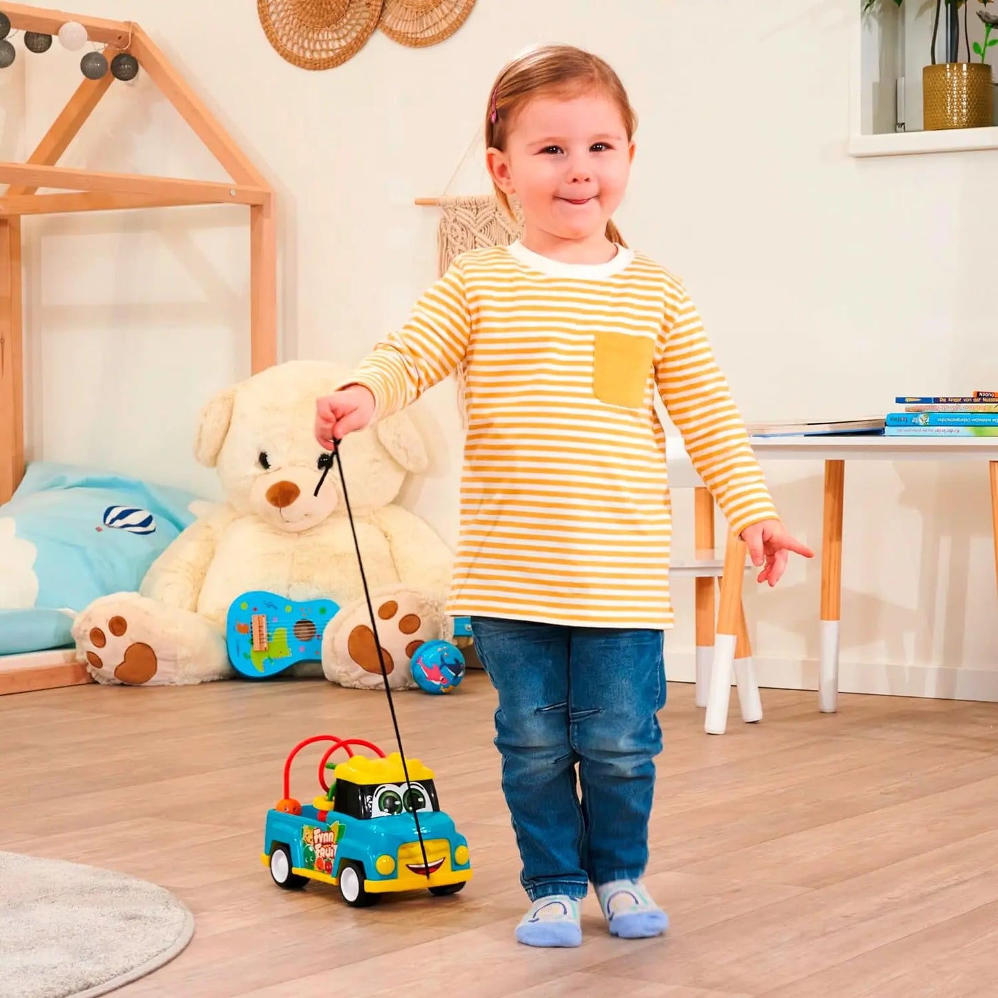 ABC Owocowy pojazd za sznureczkiem 30 cm