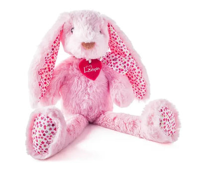 Pluszowy zając Stella różowy, 38cm