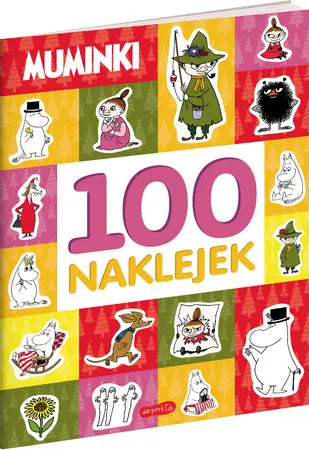 Muminki 100 naklejek + łamigłówki
