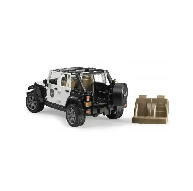 Jeep wrangler unlimited rubicon policyjny z figurką policjanta