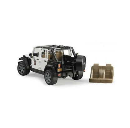 Jeep wrangler unlimited rubicon policyjny z figurką policjanta
