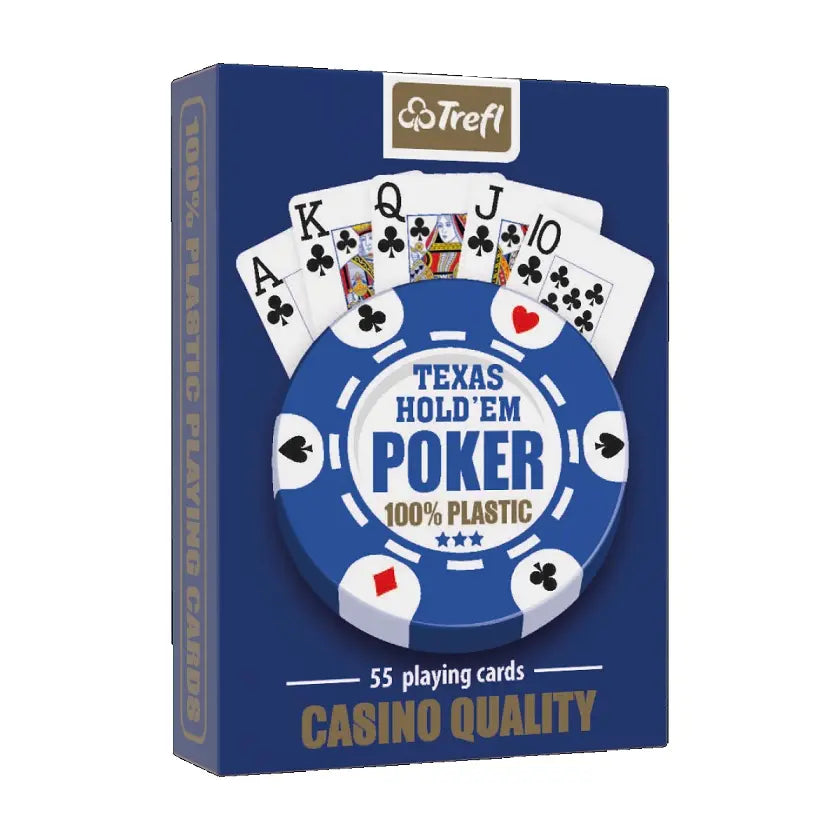 Karty do gry Poker 100% plastik