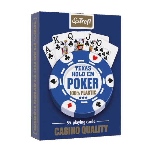 Karty do gry Poker 100% plastik