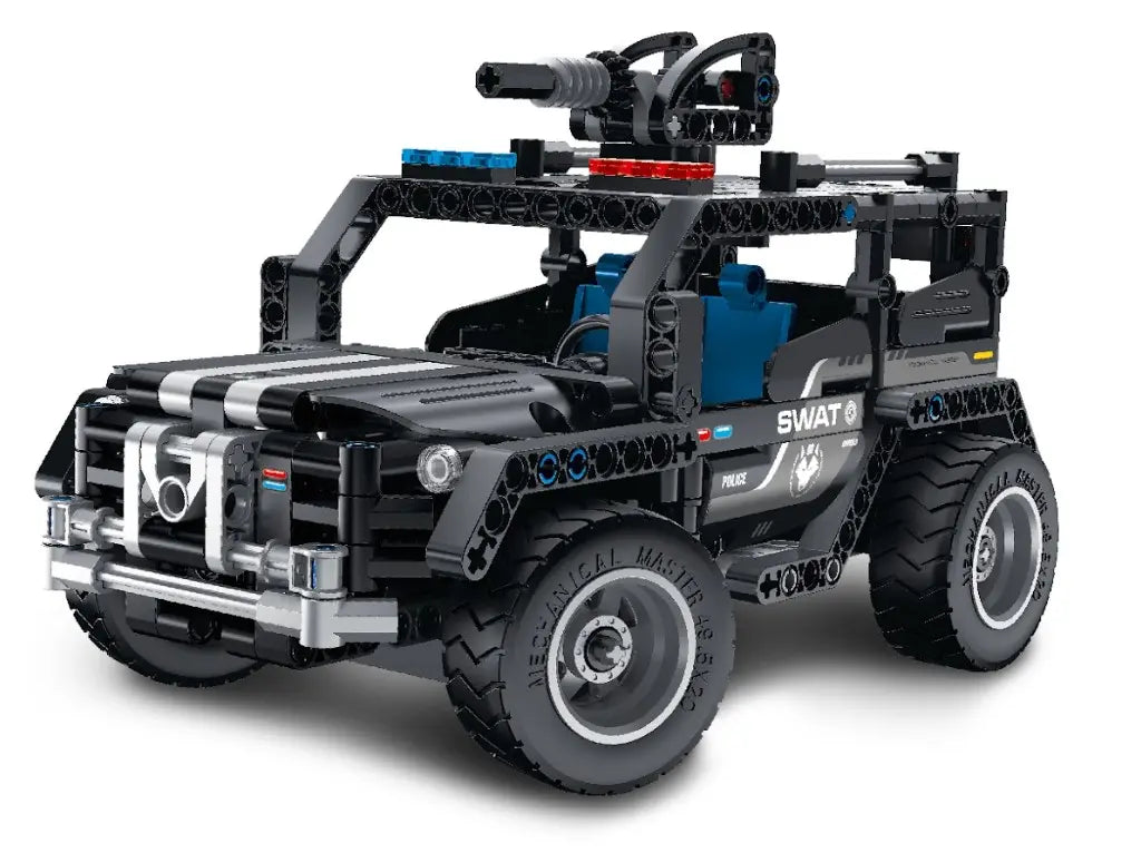 Immaster klocki pojazd swat 2w1 391 elementów