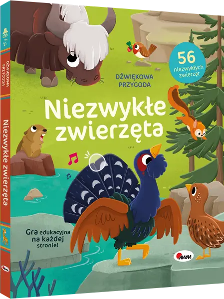 Książeczka - Dźwiękowa przygoda, Niezwykłe zwierzęta