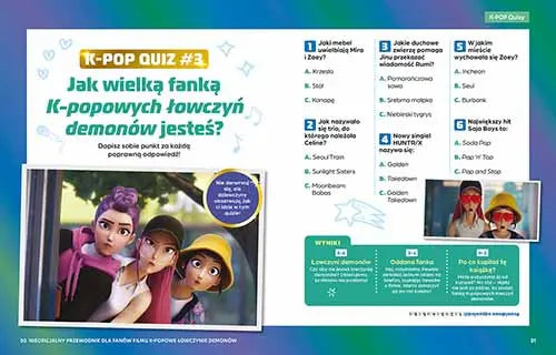 Nieoficjalny przewodnik dla fanów filmu K-Popowe Łowczynie Demonów
