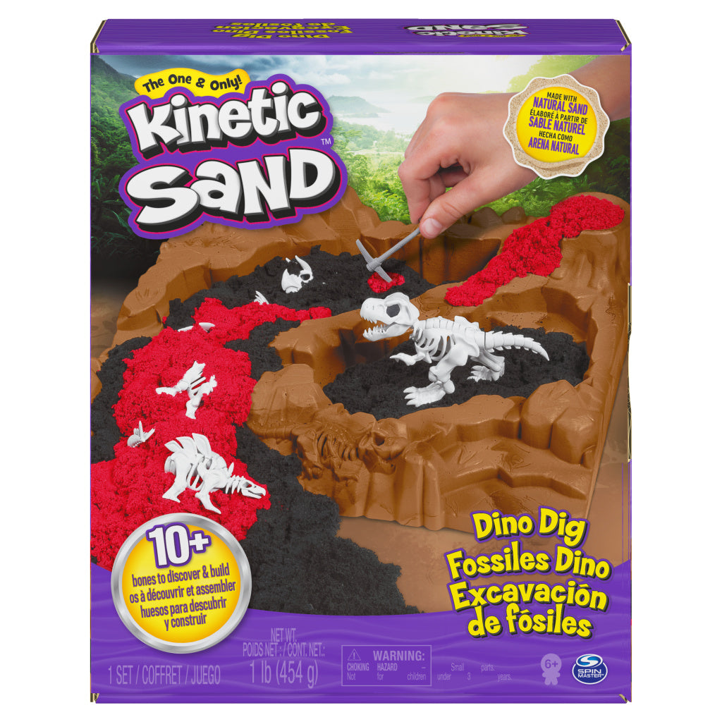 SPIN Kinetic Sand Wykopalisko dinoz. 6055874
