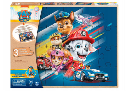 SPIN Psi Patrol puzzle drewniane 3x24 6028789