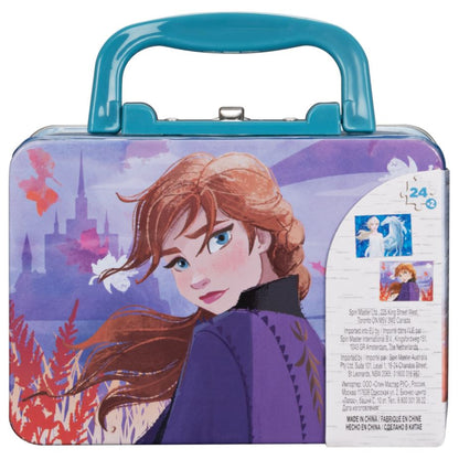 SPIN Frozen2 puzzle 2x24 metal.walizka 6052989