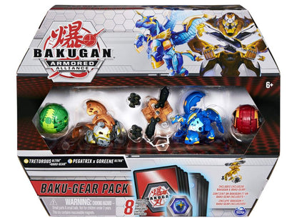 SPIN Bakugan Battle Gear 4fig zestaw 6059900 /4