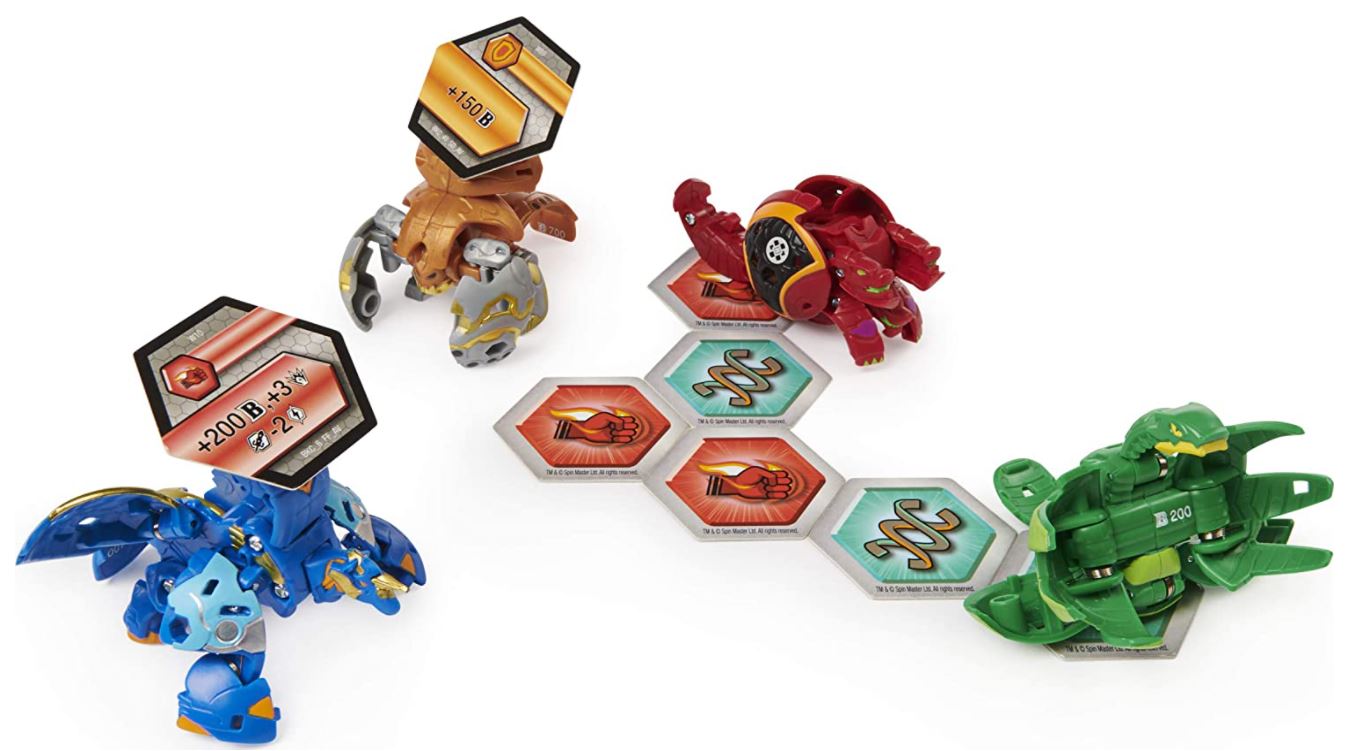 SPIN Bakugan Battle Gear 4fig zestaw 6059900 /4