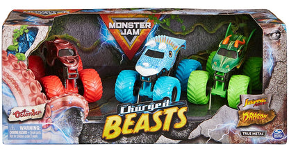 Monster jam beasts zestaw 3 pojazdów