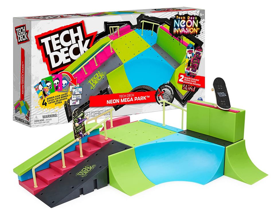 Techdeck neonowa mega rampa