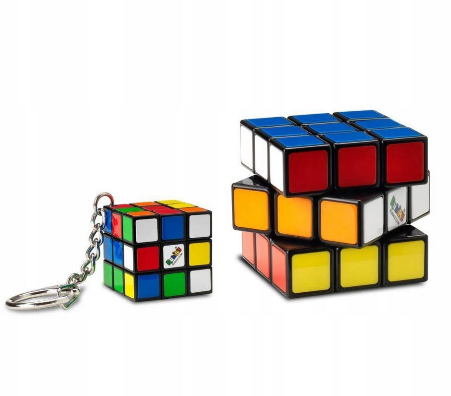 Rubiks kostka rubika classic 3x3 + brelok