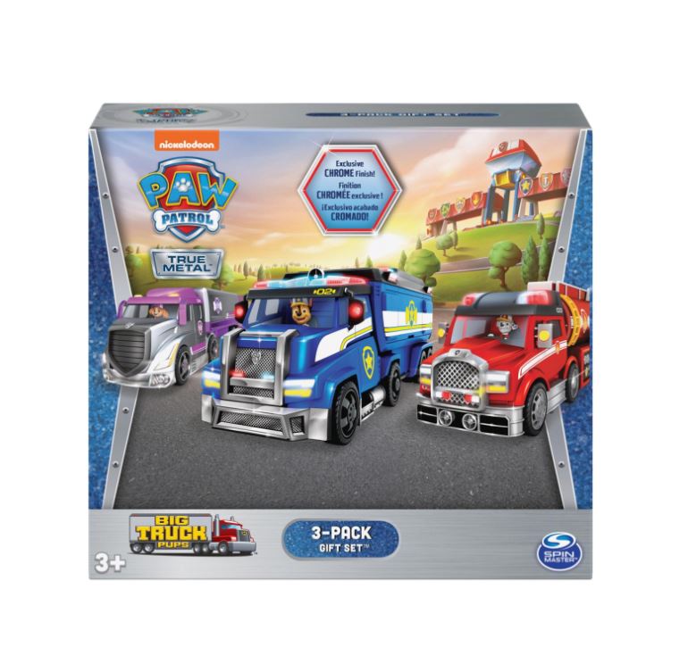 SPIN Psi Patrol BigTruck metal 3pak 6065062