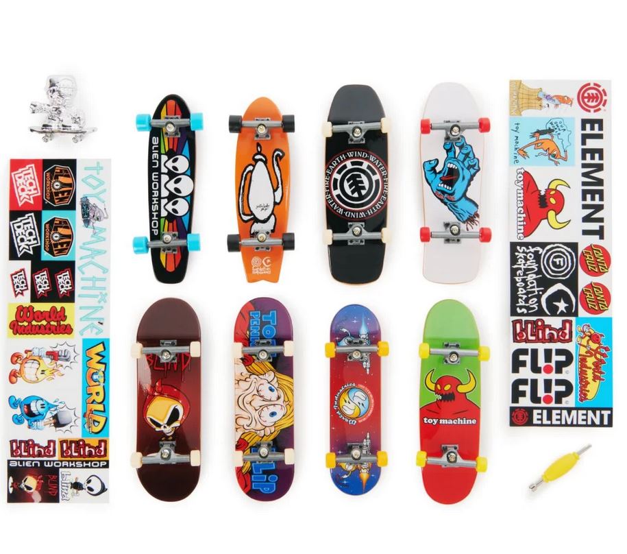 Tech deck zestaw deskorolek 8 sztuk