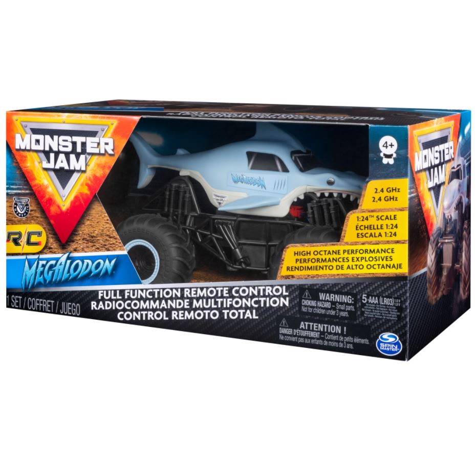 SPIN Monster Jam 1:24 Megalodon zd.ster.6044952/4