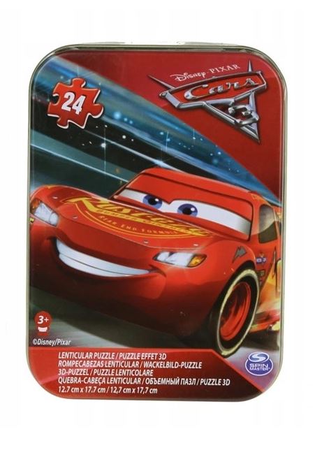 SPIN puzzle mini/puszka Cars  98425 6035719