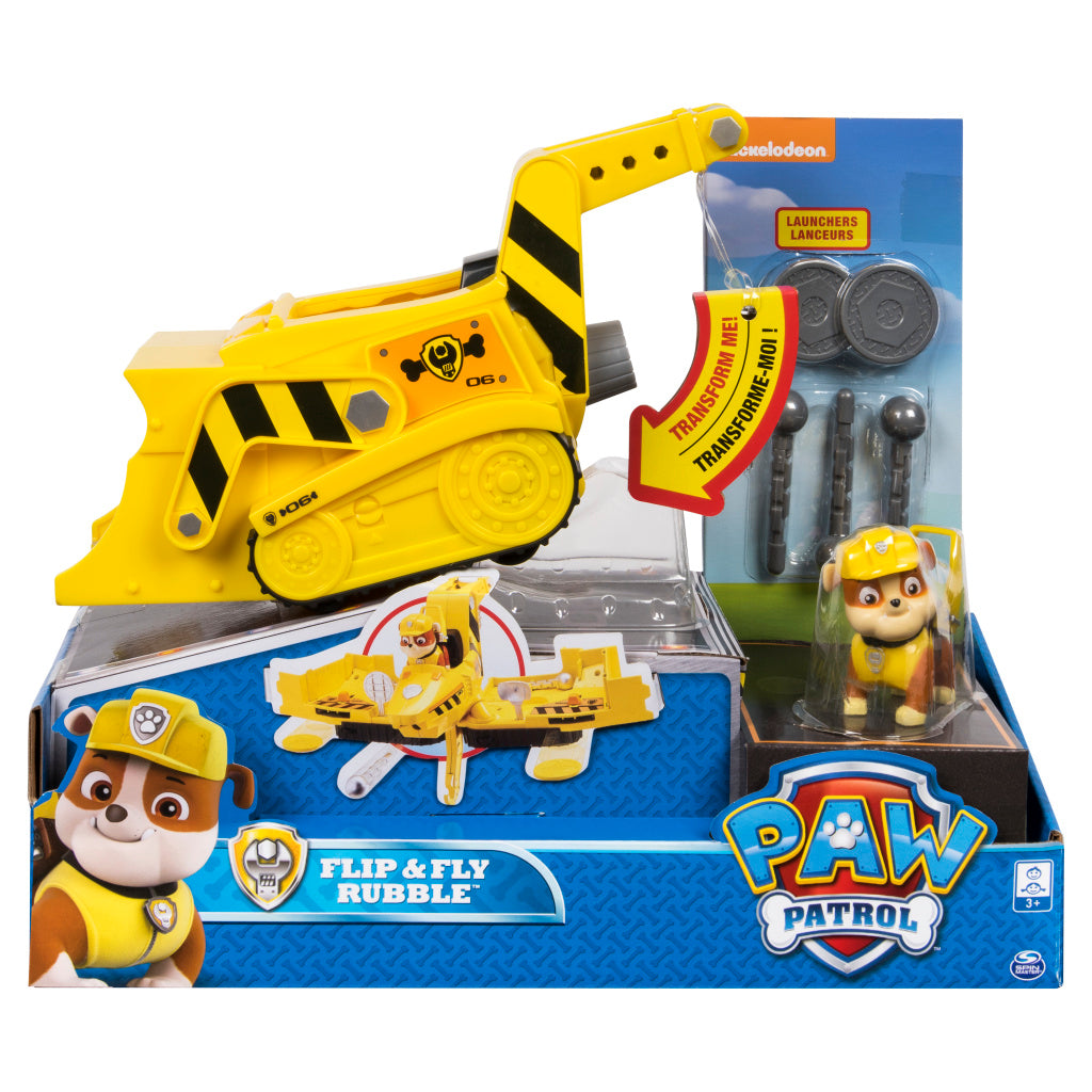 SPIN Psi Patrol Flip and Fly- RUBBLE  6037883 /4