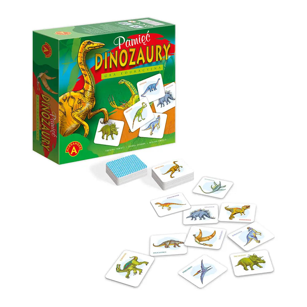 Gra pamięć dinozaury