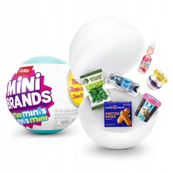 Mini Brands- Uzupełnij lodówkę, kula niespodzianka