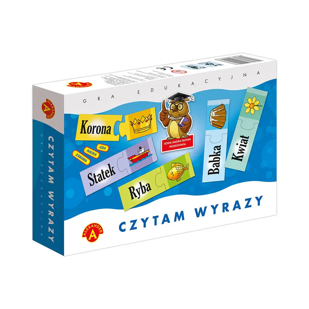 Sowa Madra Głowa - Czytam wyrazy 0479