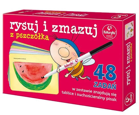 Rysuj i zmazuj z pszczółką 48 zadań 6