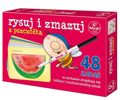Rysuj i zmazuj z pszczółką 48 zadań 6
