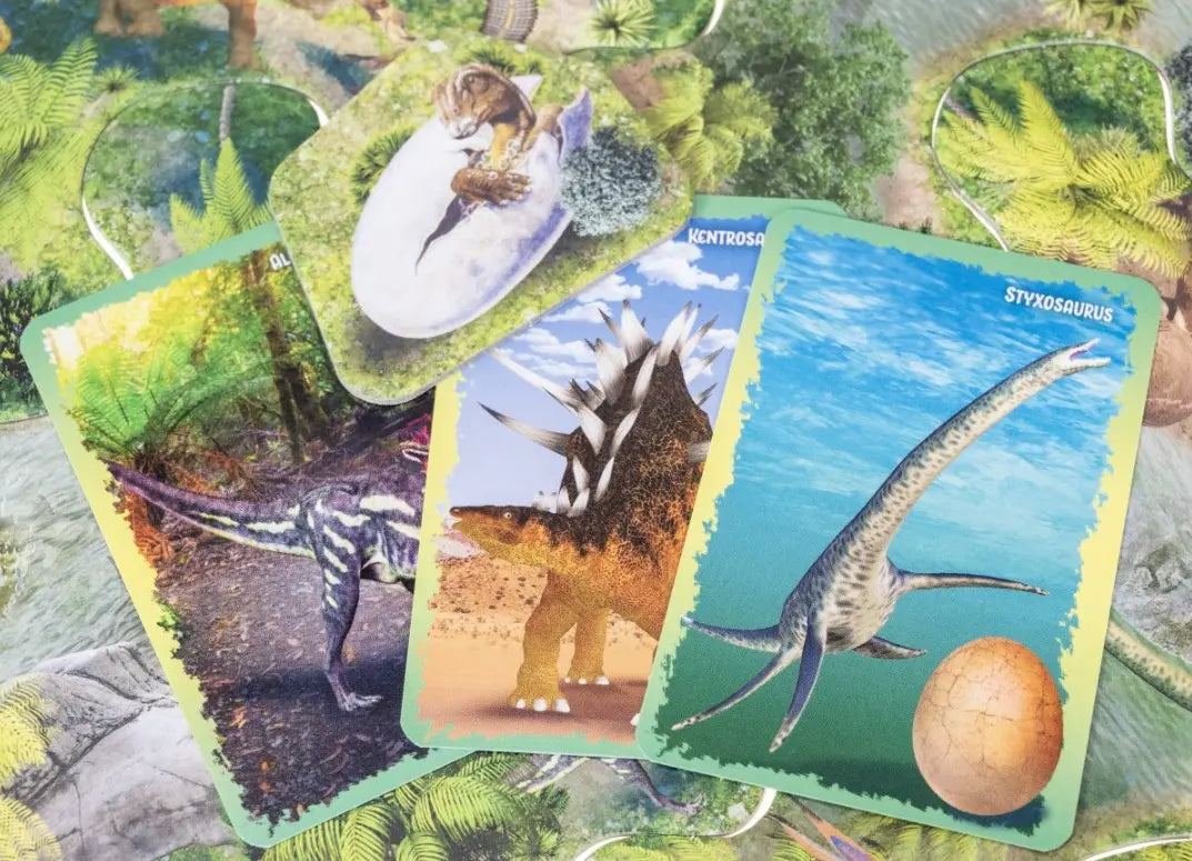 Gra szukaj i znajdź dinozaury