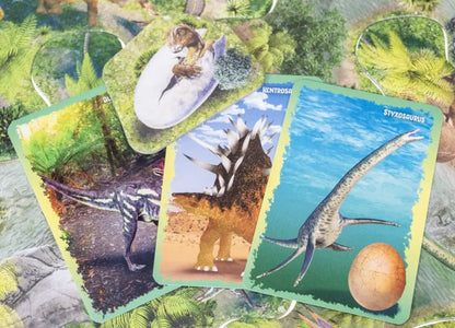 Gra szukaj i znajdź dinozaury