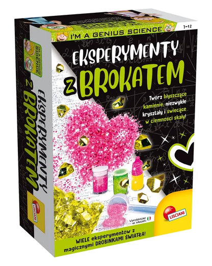 Lisciani I'm a genius Eksperymenty z brokatem