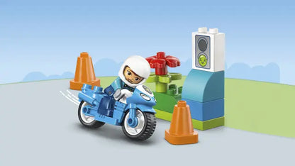Lego Duplo - Niebieski motocykl policyjny