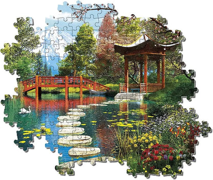 Clementoni puzzle 1000 hq gardens of fuji