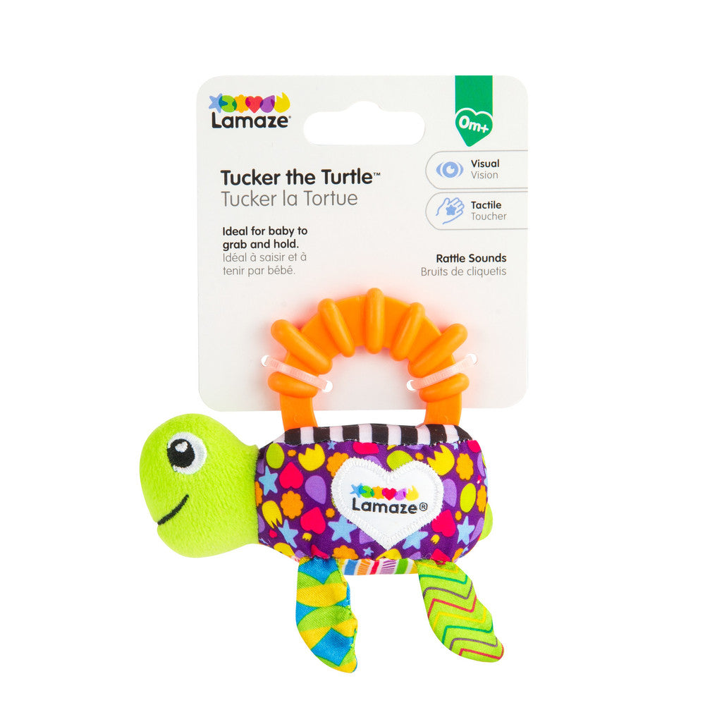 TOMY Lamaze Żółwik gryzaczek i grzechotka L27048
