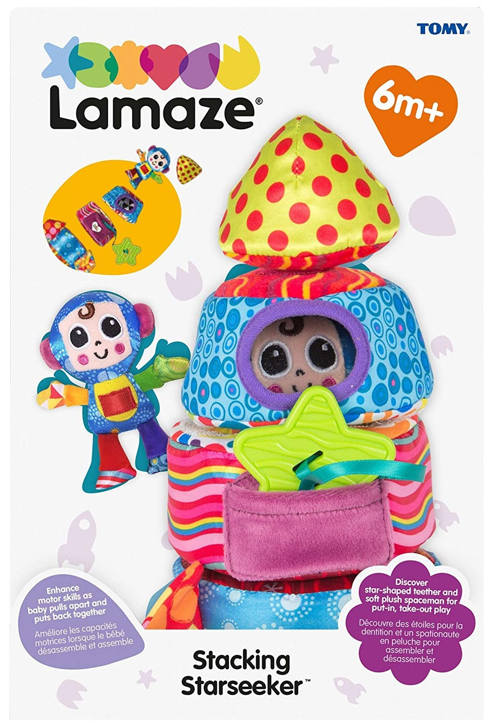 TOMY LAMAZE aktywna rakieta materiałowa LC27422