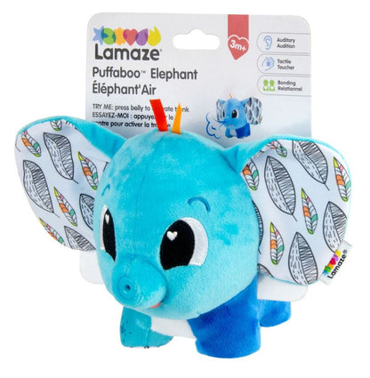 TOMY Lamaze Dmuchający słonik piszczy L27467