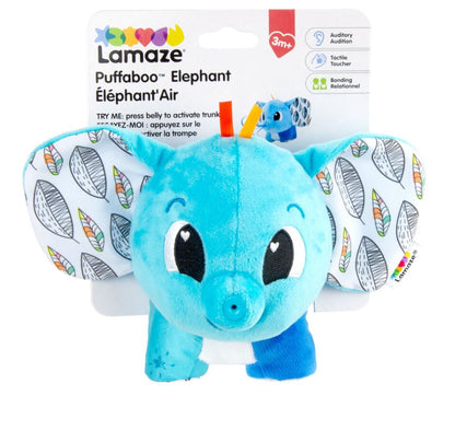 TOMY Lamaze Dmuchający słonik piszczy L27467