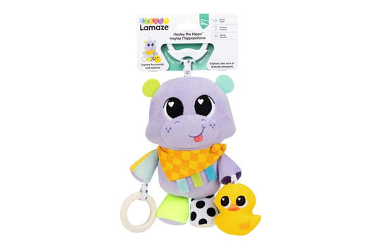 TOMY Lamaze Hippo Hayley Clip&Go zawieszka L27667